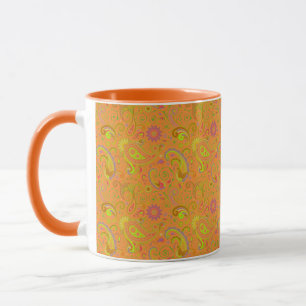 Taza Naranja de cachemira