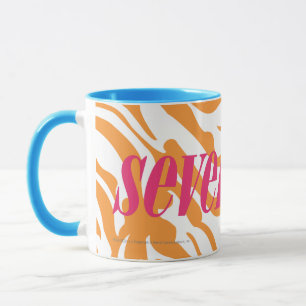 Taza Naranja de la cebra