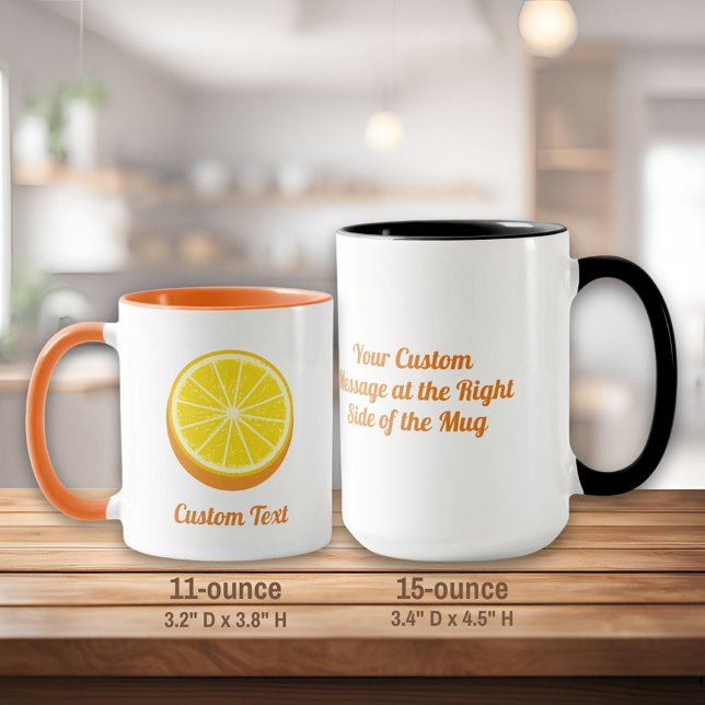 Taza Naranja de la mitad (Subido por el creador)