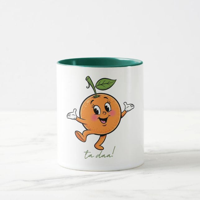 Taza Naranja Feliz Ta Daa (Centro)