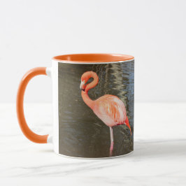 Taza Naranja Flamingo Photo
