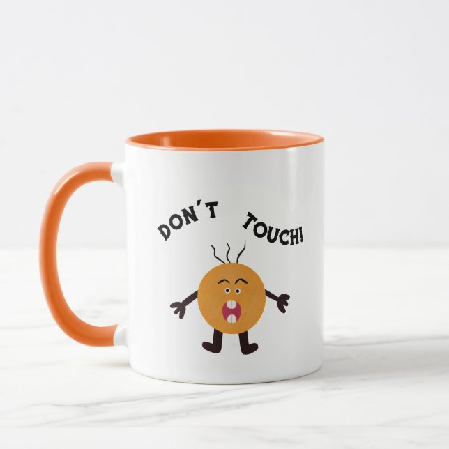Taza Naranja gritando (Izquierda)