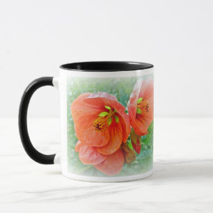 Taza Naranja Hibiscus Flowers