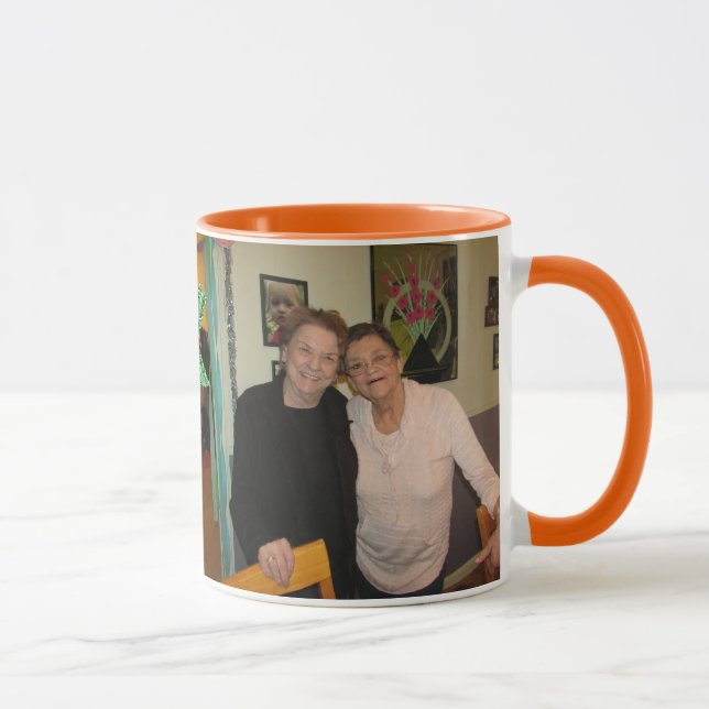 Taza Naranja Mejor Amigos Café Mug (Derecha)