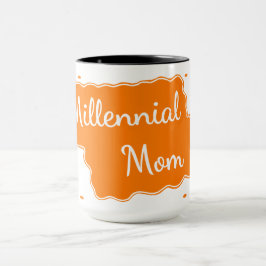 Taza Naranja Millennial Ma Design 90S Throwback