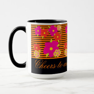 Taza Naranja Mug Saluda A Un Increíble Día