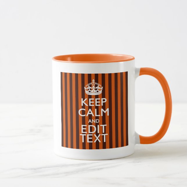 Taza Naranja quemado personaliza este estilo de mantene (Derecha)