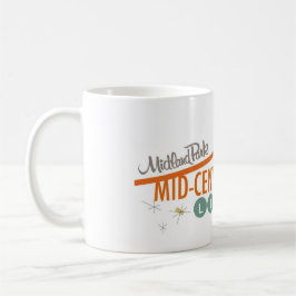 Taza Naranja retro moderno