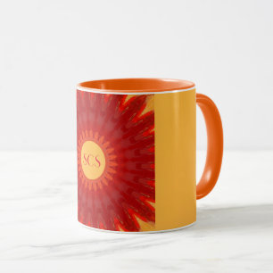 Taza Naranja Starburst