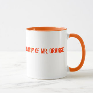Taza Naranja usted alegre