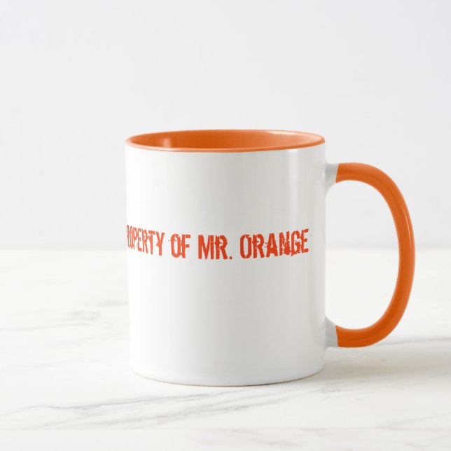 Taza Naranja usted alegre (Derecha)