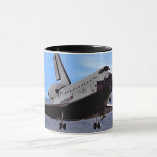 Taza NASA Transbordador Espacial Atlantis aterrizando e
