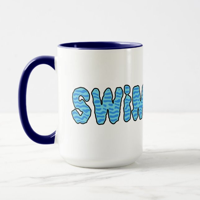 Taza Natación ondulada (Izquierda)