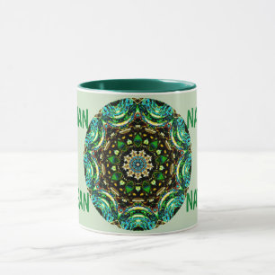 Taza NATHAN ~ Fractal Paua Shell personalizado ~