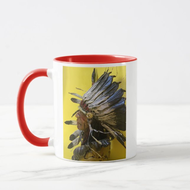 Taza Native "Kiowa" morning sky original art (Izquierda)