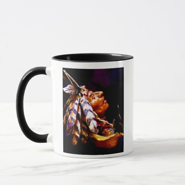 Taza "Native Medicine" original art (Izquierda)