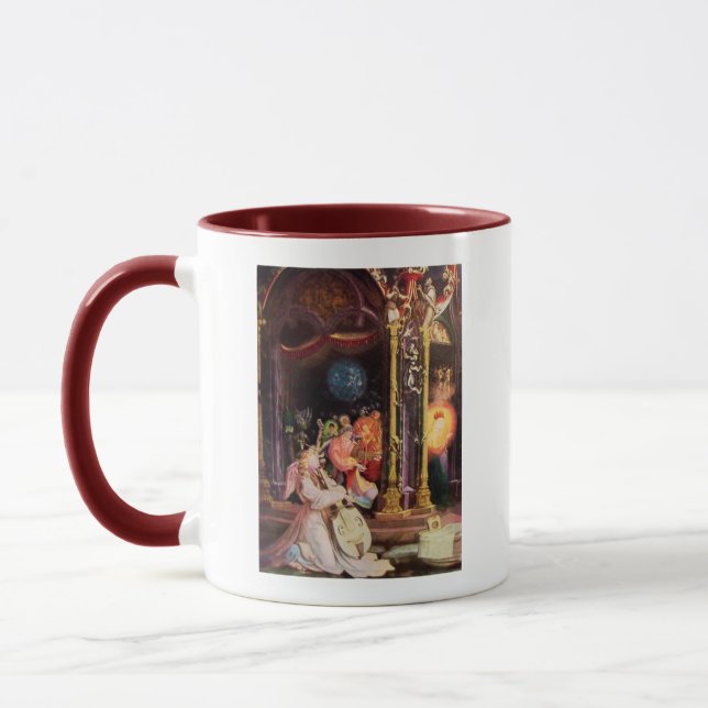 TAZA NATIVIDAD CON ÁNGELES - MAGIA DE NAVIDADES (Izquierda)