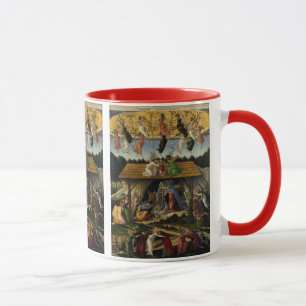 Taza NATIVIDAD MÍSTICA por Sandro Botticelli ,Navidad