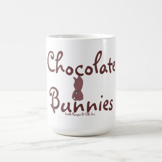 Taza natural de los conejitos del chocolate del
