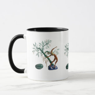 Taza Naturaleza abstracta y forma humana Mug. de comb