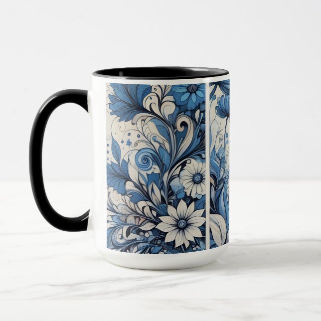 Taza Naturaleza azul (Izquierda)