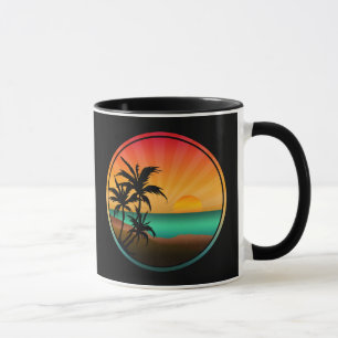 TAZA NATURALEZA DE PLAYA VERANIEGA