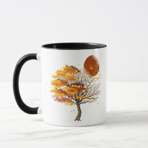 Taza Naturaleza Vida Silvestre Llenos De Árbol De La Lu