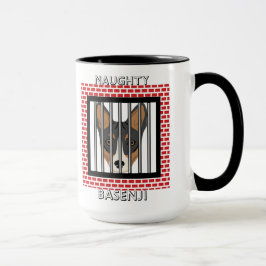 Taza Naughty Basenji Funny Dog