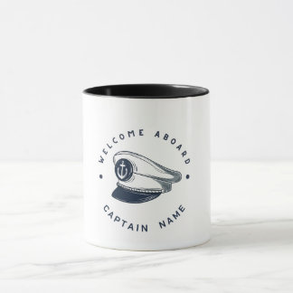 Taza Nautical Anchor club náutico de la Marina Azul