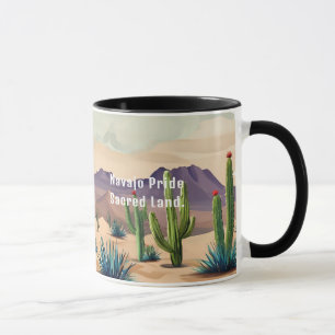 Taza Navajo Orgullo Personalizado Typography Mug