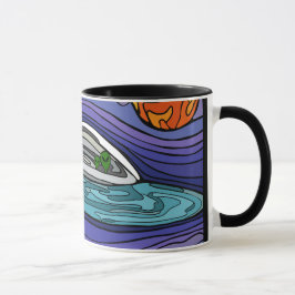 Taza Nave espacial alienígena UFO paranormal UAP