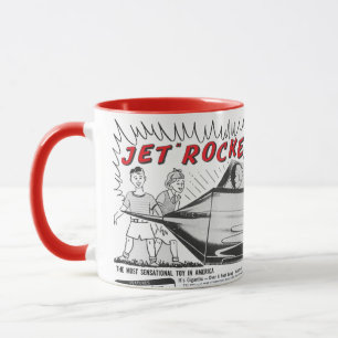 Taza Nave Espacial Vintage Jet Rocket