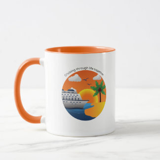 Taza Navegando por la vida juntos