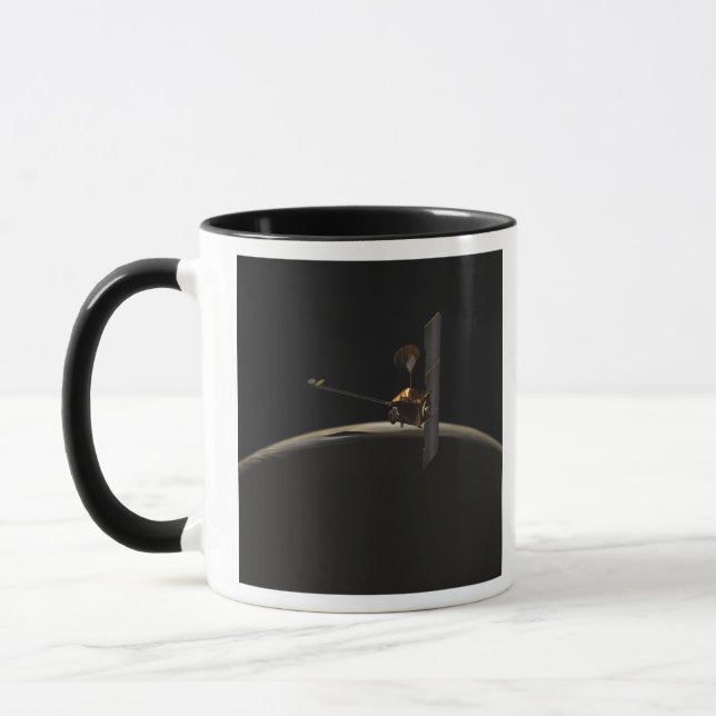 Taza Naves espaciales de Mars Odyssey sobre el amanecer (Izquierda)