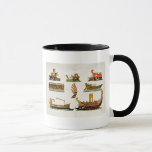Taza Naves romanas con los detalles de los testaferros,