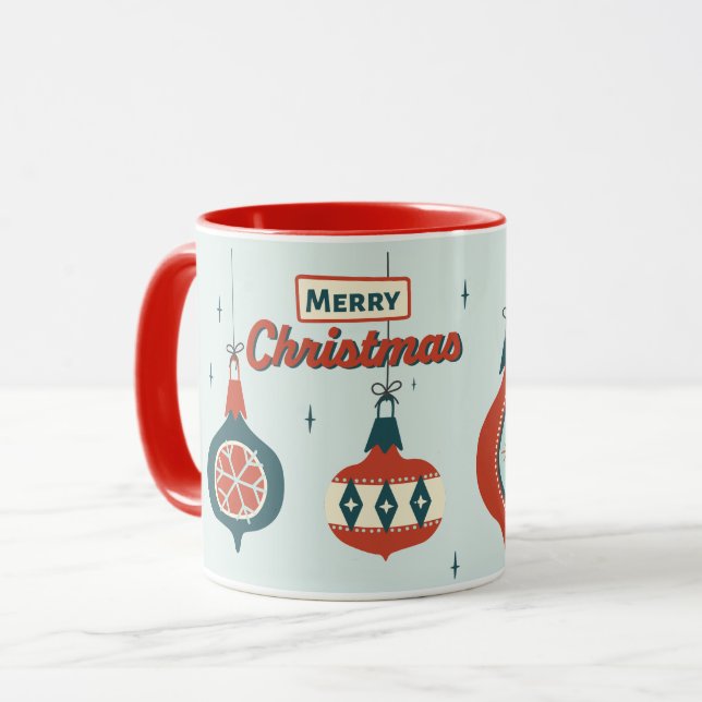 Taza Navidad Atómica de Mitad de Siglo (Anverso izquierdo)