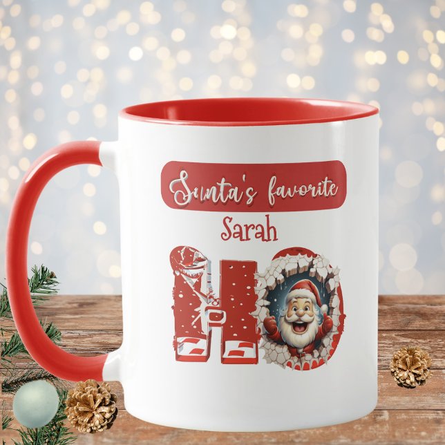 Taza Navidad blanca y roja favorita de Santa Sede perso (Subido por el creador)