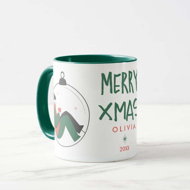 Taza Navidad Bonita (Anverso izquierdo)