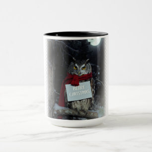 Taza Navidad Búho Academia Oscura Alegre