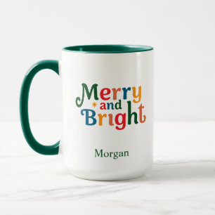 Taza Navidad Colorido alegre y brillante Personalizado