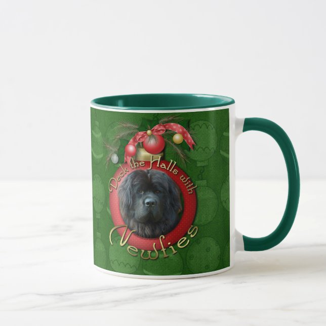 Taza Navidad - cubierta los pasillos - Newfie (Derecha)