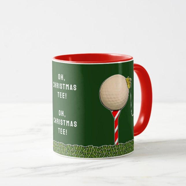 Taza Navidad de Golf (Anverso derecho)