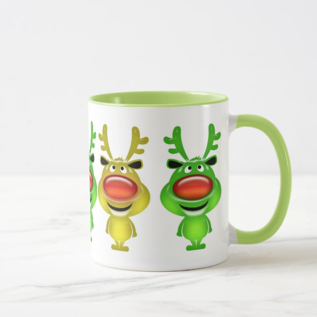 Taza Navidad de renos (Derecha)