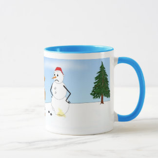 Taza Navidad de Terrier irlandés