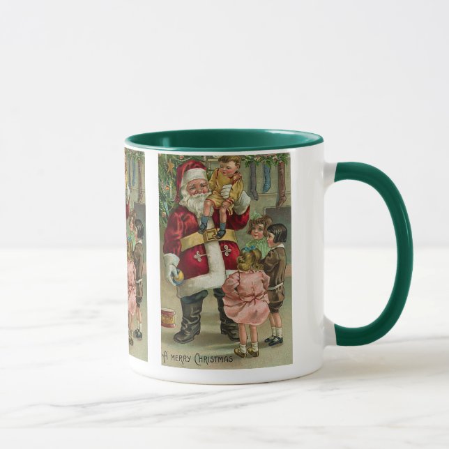 Taza Navidad del vintage (Derecha)