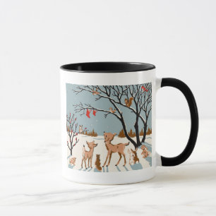 Taza Navidad en las maderas