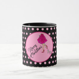 Taza Navidad Glam Rosa 