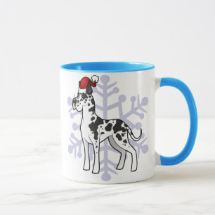 Taza Navidad great dane