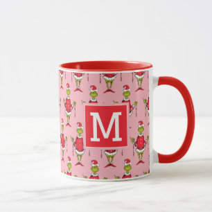 Taza Navidad Grinch Vintage   Agregue su Monograma