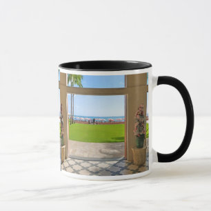 Taza Navidad hawaiano real del hotel